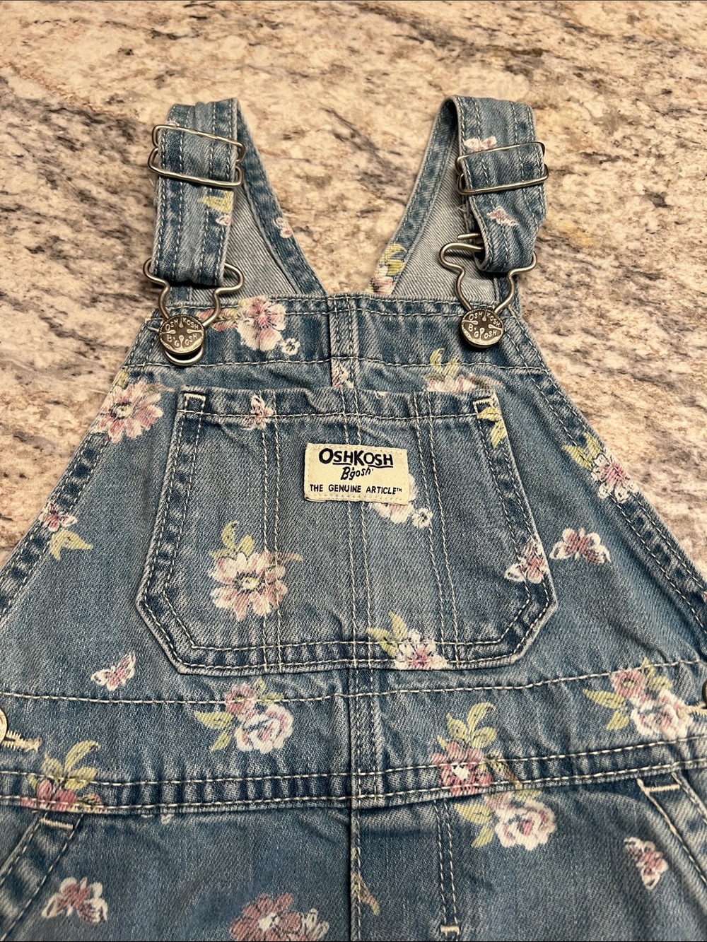Oshkosh B’gosh Dress Overall Bundle - Set of 2 Preloved EUC - Picture 6 of 7